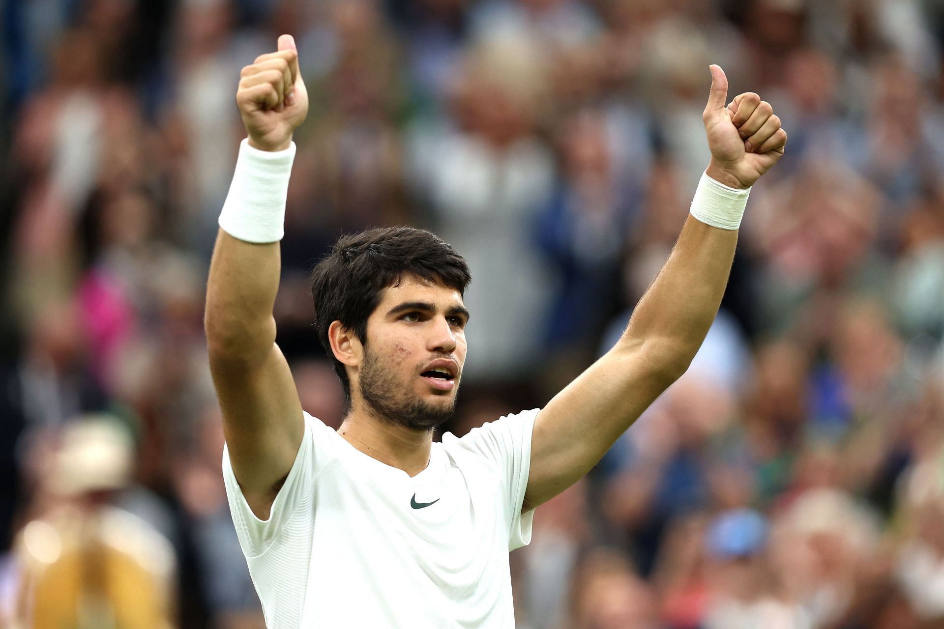 Carlos Alcaraz at the 2023 Wimbledon Championships